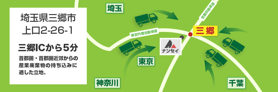 三郷積替え保管場 埼玉県三郷市上口2-26-1